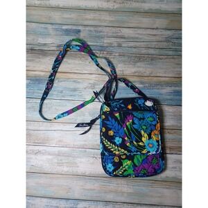 Vera Bradley Women's Small Cotton Flap Hipster Crossbody Bag